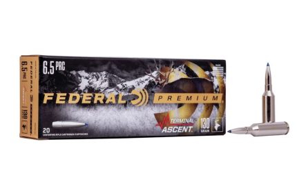 Federal Premium 6.5 PRC Ammunition Terminal Ascent P65PRCTA1 130 Grain Ballistic Tip 20 Rounds