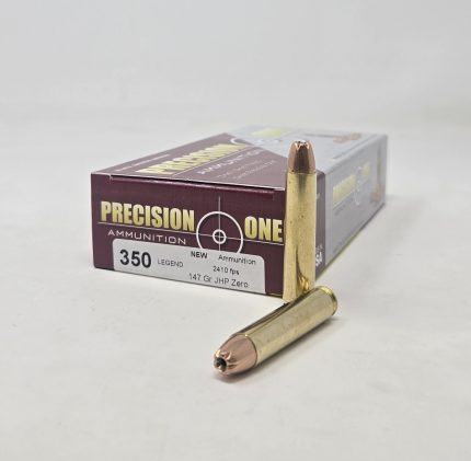 Precision One 350 Legend Ammunition Hunting PONE1715 147 Grain Jacketed Hollow Point 20 Rounds