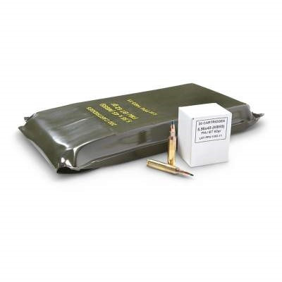 Prvi PPU 5.56x45mm NATO Ammunition M855 PP58 62 Grain Full Metal Jacket Battle Pack Case of 1000 Rounds