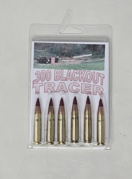 Paraklese Technologies 300 AAC Blackout Ammunition PT300BOTR6 Red Tracer 6 Rounds