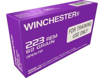 Winchester 223 Remington Ammunition Q3340 62 Grain Open Tip Purple Tinted Brass CASE 1,000 rounds