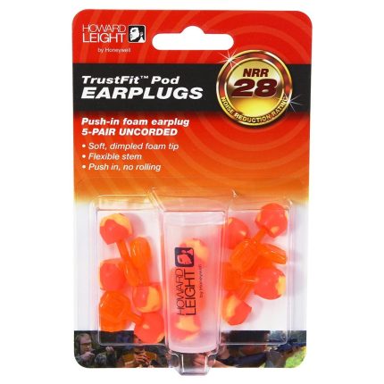 Howard Leight TrustFit Pod Earplugs R-02236 28 NRR Uncorded 5 Pairs