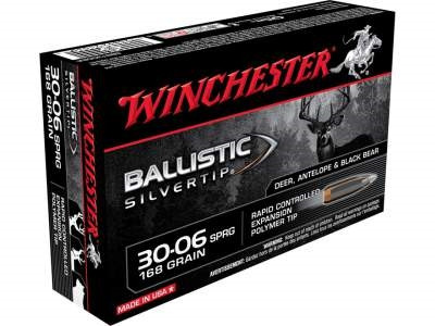 Winchester 30-06 Supreme SBST3006A 168 gr Ballistic Silver-tip 20 rounds