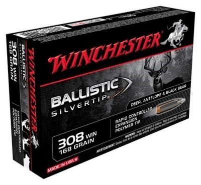 Winchester 308 Supreme SBST308A 168 gr Ballistic Silvertip 20 rounds