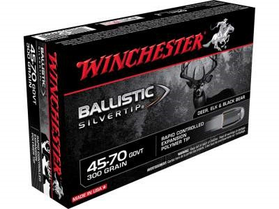 Winchester 45-70 Supreme SBST4570 300 gr Ballistic Silver-tip 20 rounds