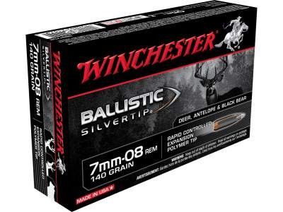Winchester 7mm-08 Supreme SBST708 140 gr Ballistic Silvertip 20 rounds