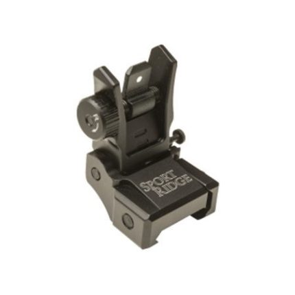 Sport Ridge AR-15 Rear Flip Up Sight SR03601R Low Profile Black