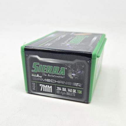 Sierra 7mm (.284 Dia) Reloading Bullets Tipped Gameking SRAA4540 140 Grain Ballistic Tip 100 Pieces