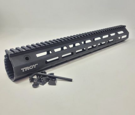 Troy AR15 Aluminum Battle Rails SRAI-ML1-15BT-00 M-Lock 15"  Picatinny Rail Black Finish
