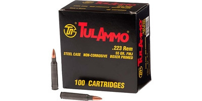 Tula 223 Ammunition 55 Grain Full Metal Jacket CASE 1000 rounds