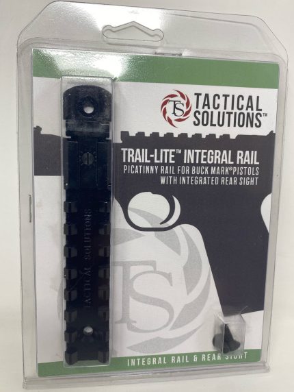 Tactical Solutions Trail-Lite Integral Rail & Rear Sight TS00135 Picatinny Rail For Buck Mark Pistols w/ Integrated Rear Sight