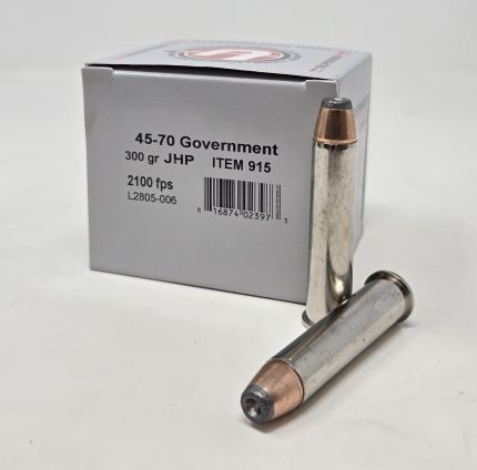 Underwood 45-70 Ammunition UW915 300 Grain Jacketed Hollow Point 20 Rounds