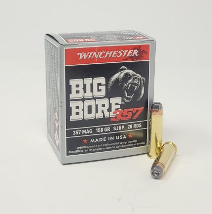 Winchester 357 Magnum Ammunition Big Bore X357MBB 158 Grain Semi-Jacketed Hollow Point 20 Rounds