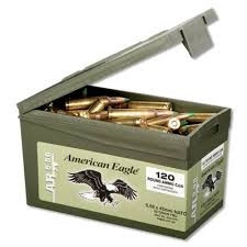Federal 5.56 x 45mm NATO XM855 62 gr Steel Core FMJ Ammo Can CASE 600 rounds