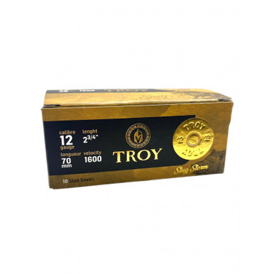 Troy 12 Gauge Ammunition Slug Storm TROY12GASLUG 2-3/4" 1.1oz Slug 1600fps CASE 200 Rounds